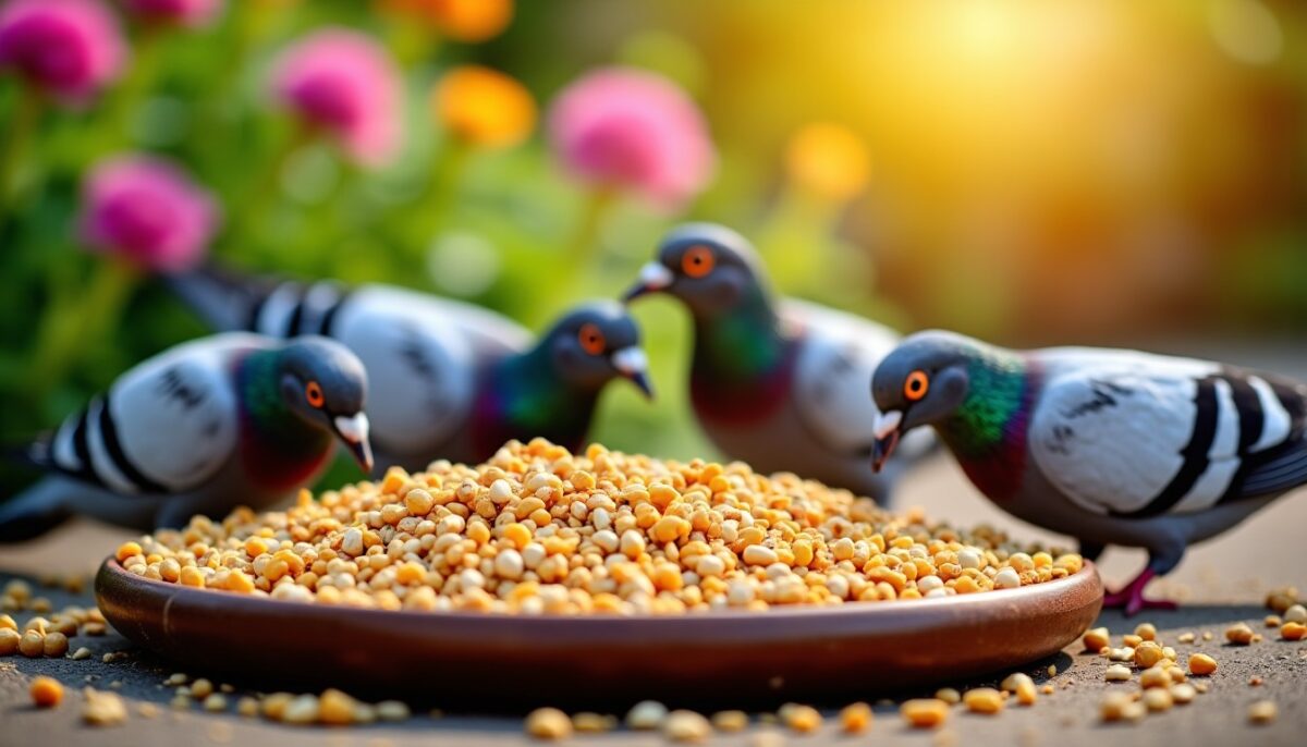 Les secrets d'une alimentation saine pour vos pigeons : conseils et astuces