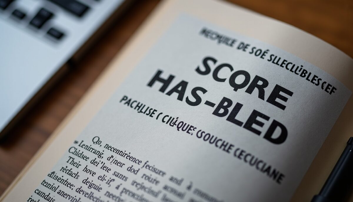 Score HAS-BLED : À qui s&rsquo;adresse ce calcul et quelle est son utilité ?